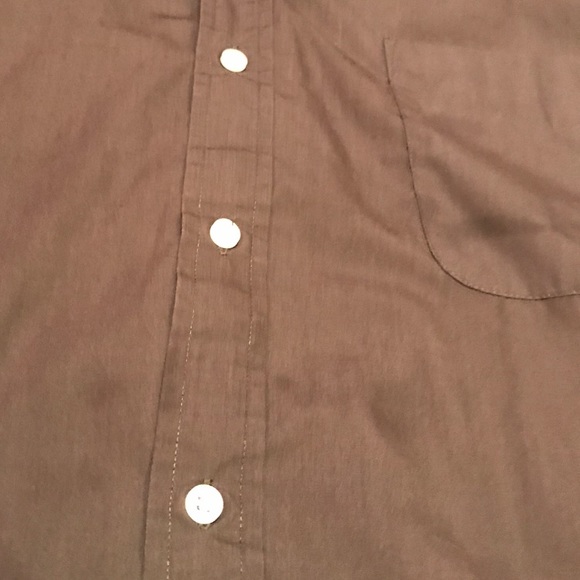 two brown mens button down shirts/size 2X - Picture 8 of 10